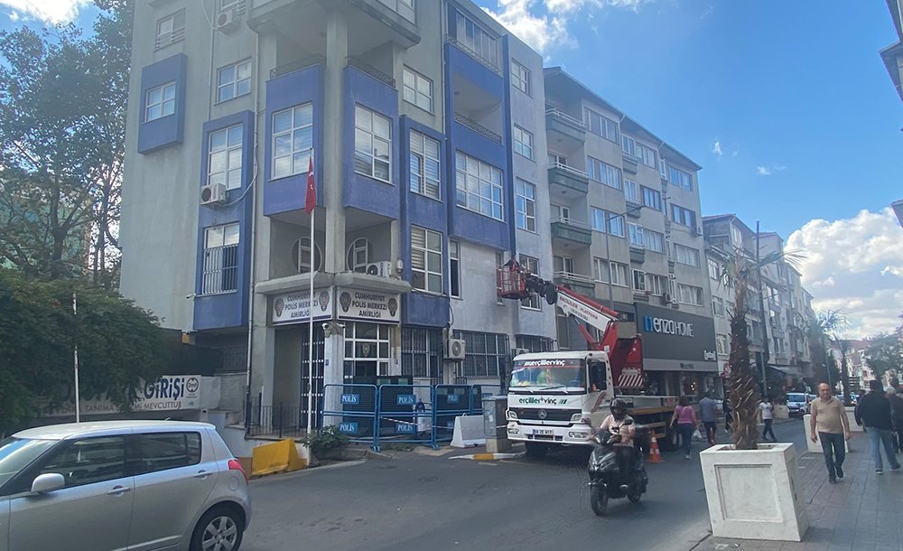 Cumhuriyet Karakolunun Dış Cephesi Boyandı