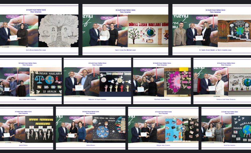 Dereceye Girenlere Ödülleri Verildi 