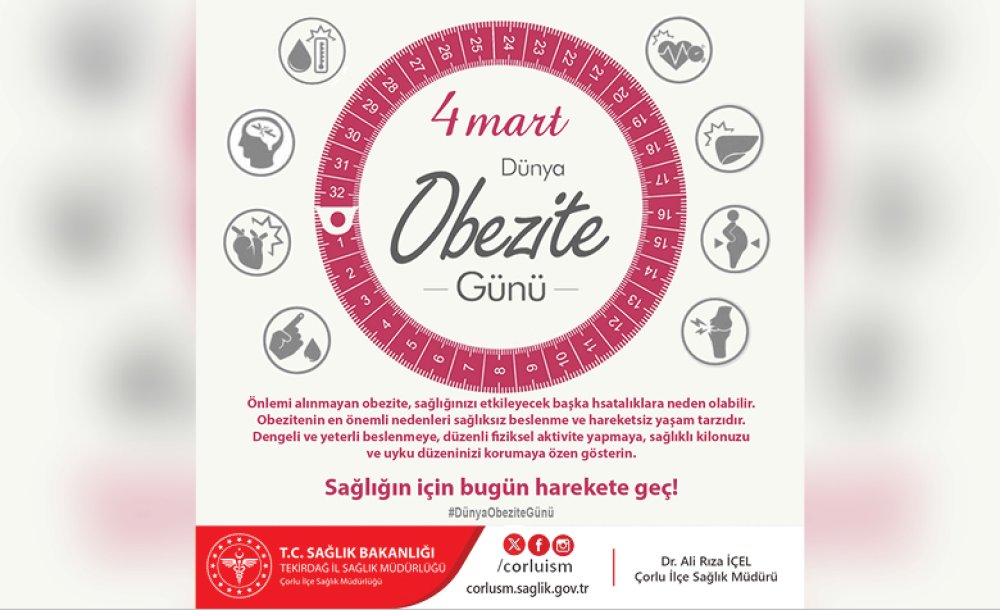 Dünya Obezite Günüyle İlgili Açıklama 