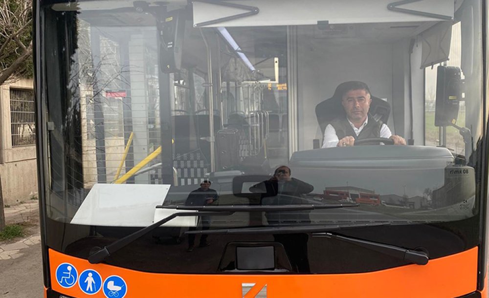 Elektrikli Otobüs Test Sürüşünde 