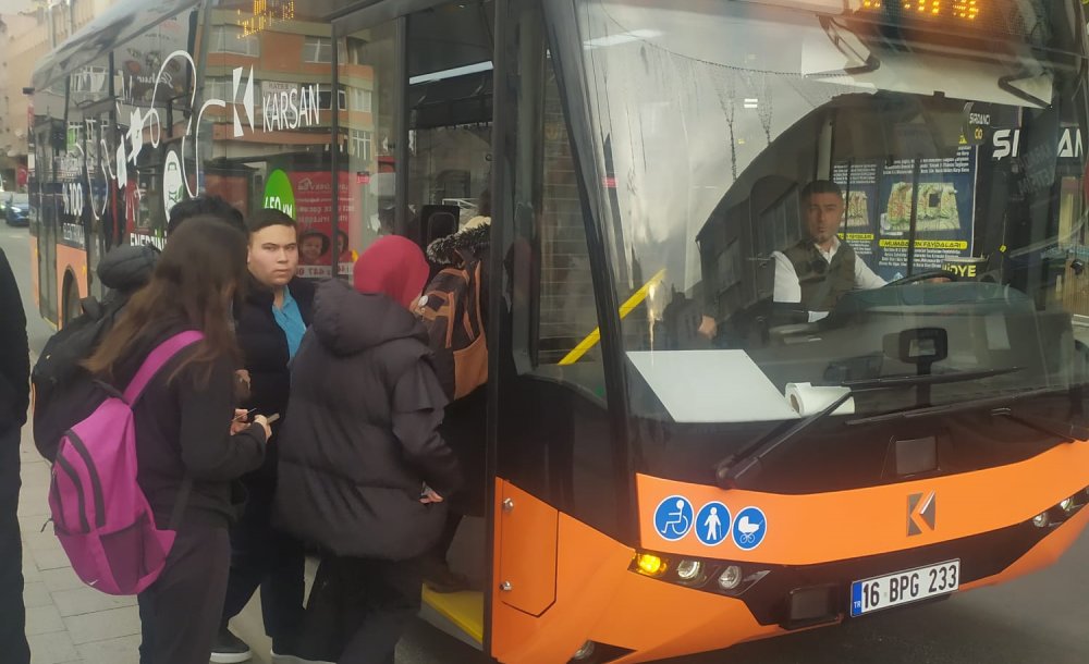 Elektrikli Otobüs Test Sürüşünde 