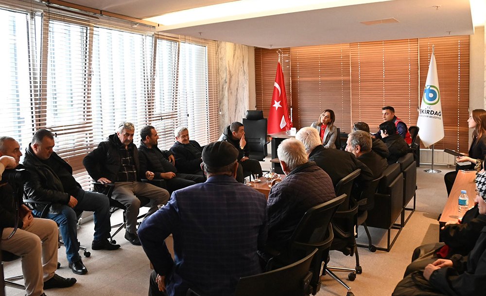 Ergene Halkı Başkan Yüceer'e Taleplerini İletti 