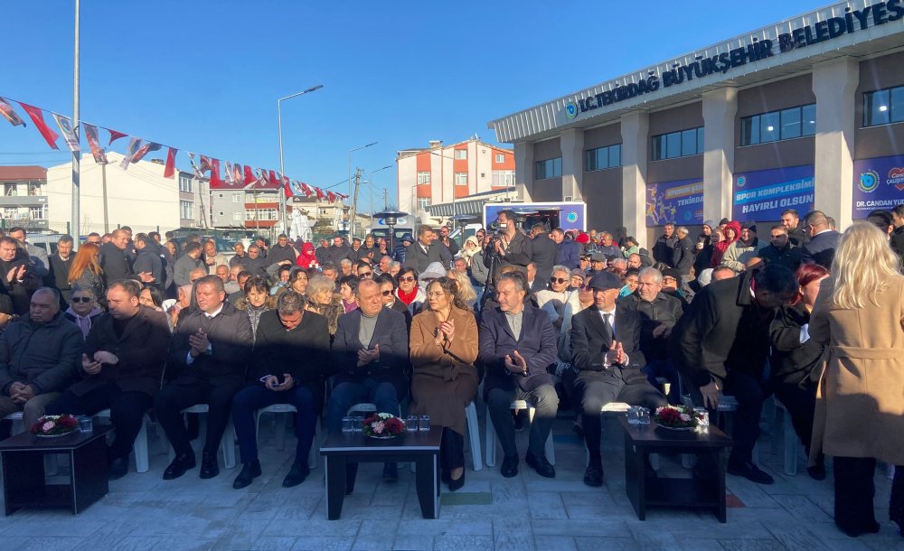 Ergene Kapalı Spor Salonu Açıldı 