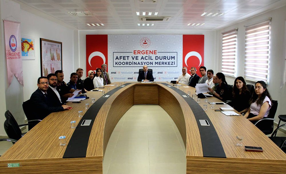 Ergene'de Asayiş, Güvenlik Ve Şiddetle Mücadele Toplantısı Yapıldı