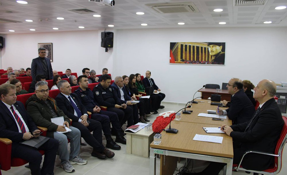 Ergene'de Muhtarlar Toplantısı Gerçekleştirildi