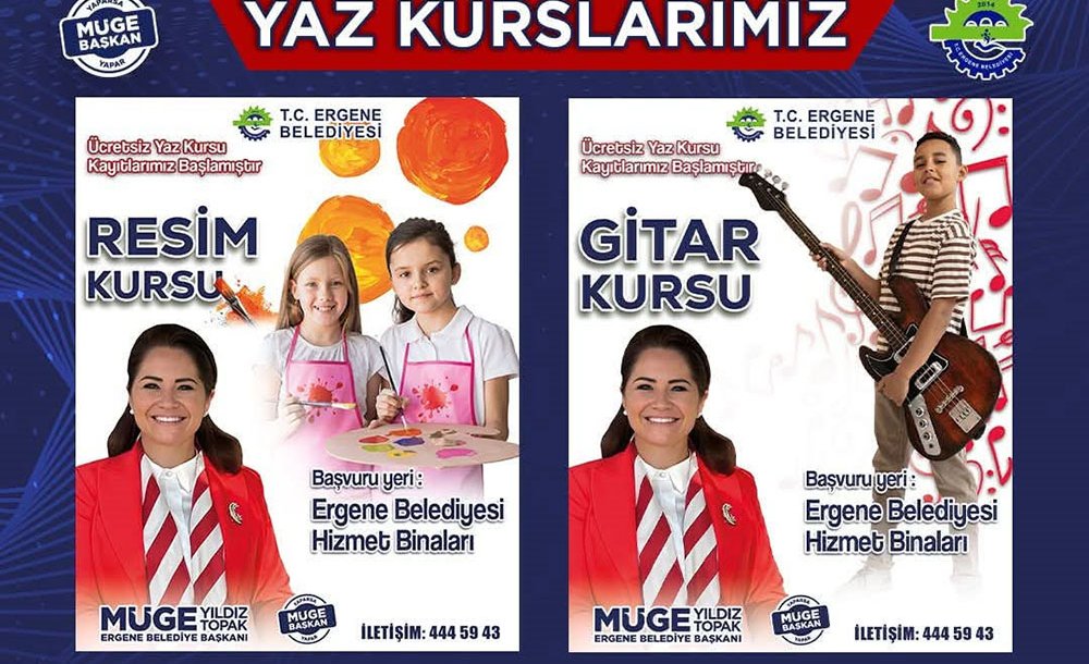 Ergene'de Yaz Kursları Başlıyor