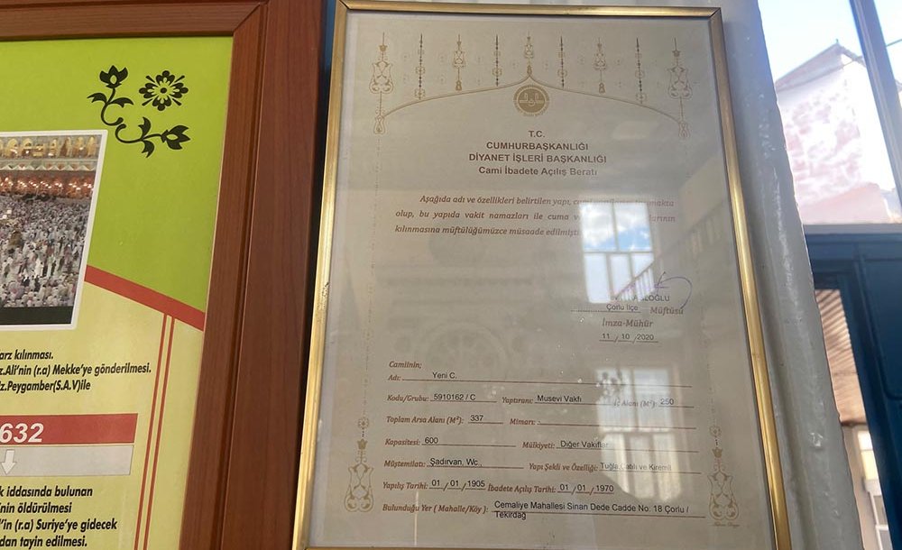 Eski Sinagog Yeni Cami Restorasyon Bekliyor