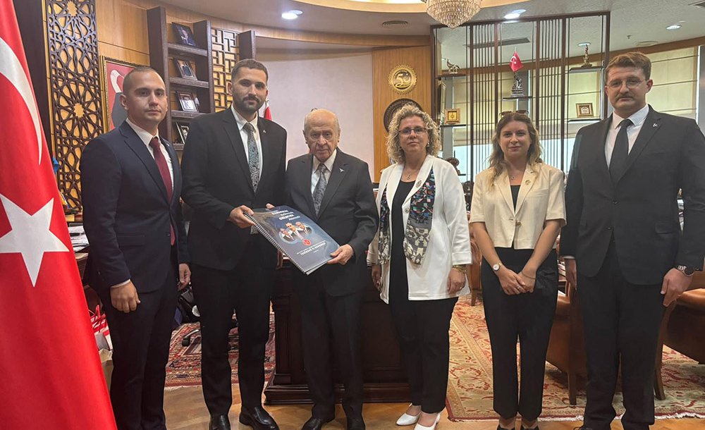Furkan Biçer Devlet Bahçeli'yi Ziyaret Etti 