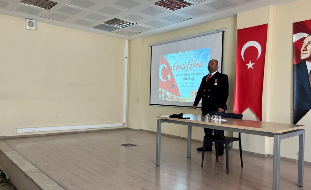 Gaziler Günü Kapsamında Anlamlı Söyleşi 