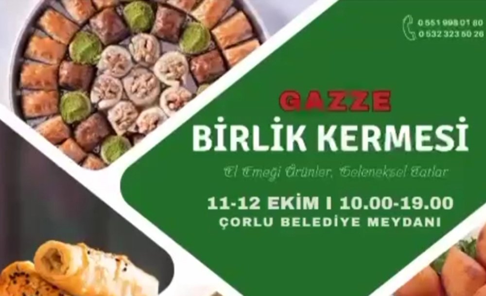 Gazze'ye Yardım Kermesi Düzenlenecek