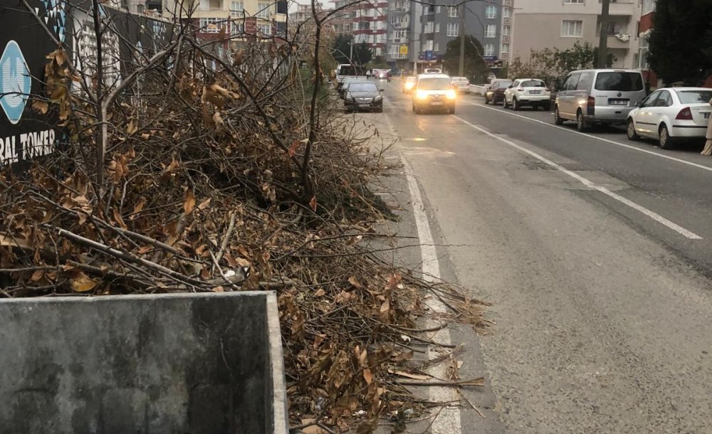 Kaldırımı Olmayan Yol Tehlike Saçıyor 