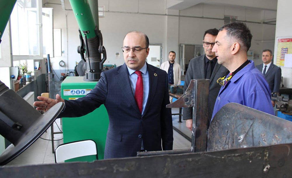 Kaymakam Duman'dan Meslek Lisesine Ziyaret