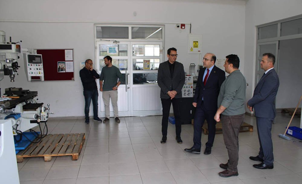 Kaymakam Duman'dan Meslek Lisesine Ziyaret