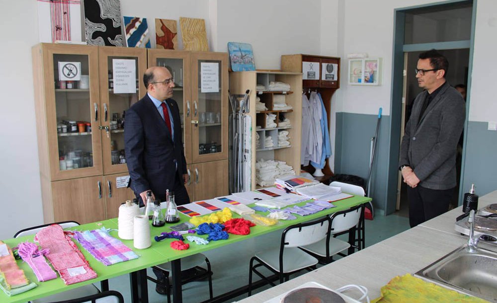 Kaymakam Duman'dan Meslek Lisesine Ziyaret