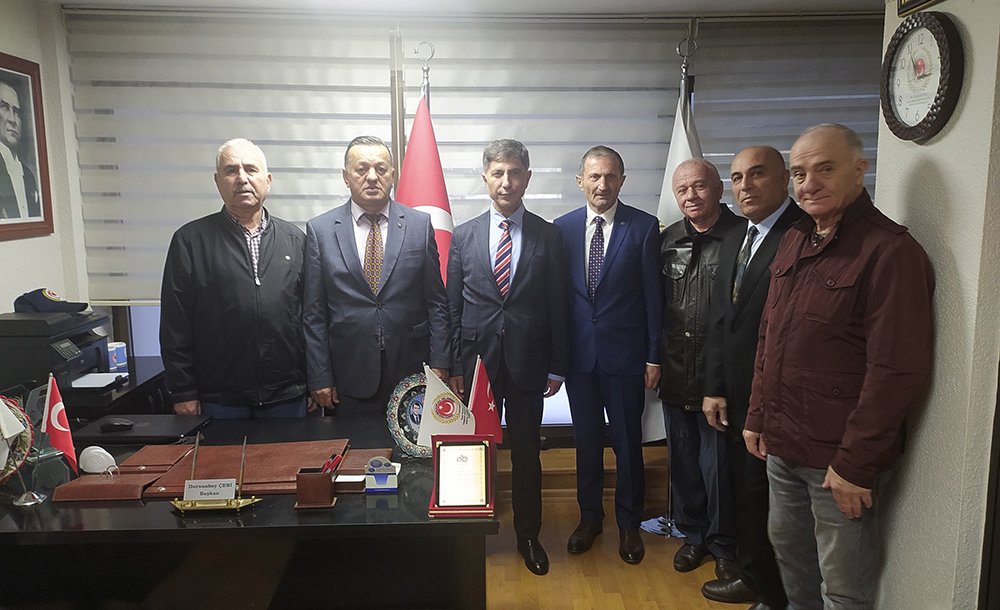 Kaymakam Erten, Emekli Polislerle Bir Araya Geldi 