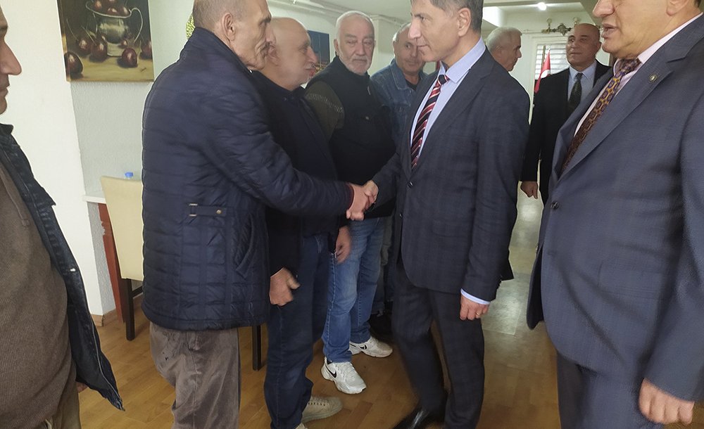 Kaymakam Erten, Emekli Polislerle Bir Araya Geldi 