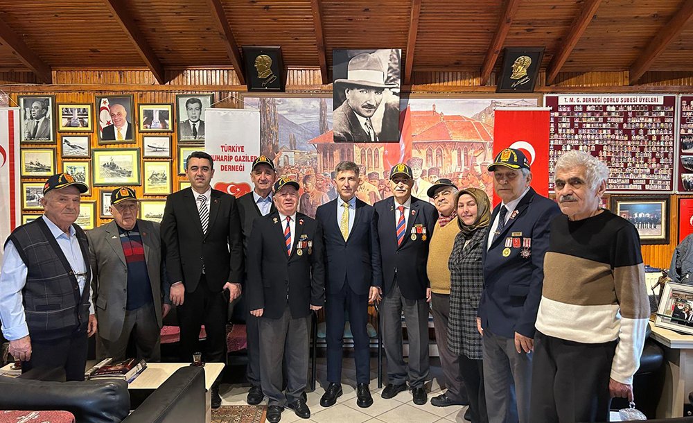 Kaymakam Erten Gaziler Derneğini Ziyaret Etti