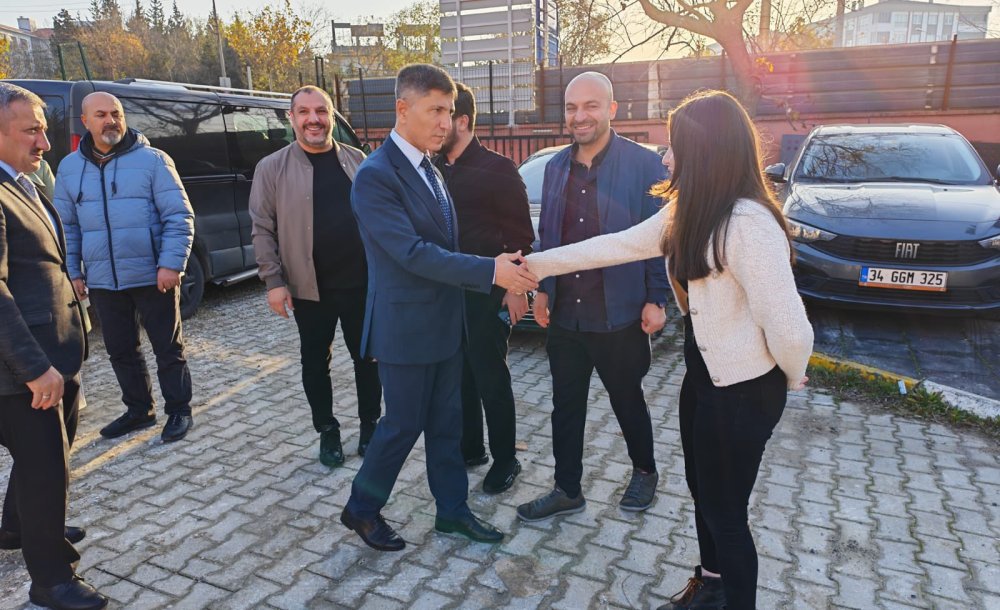 Kaymakam Erten, Okul İnşaatında İnceleme Yaptı 