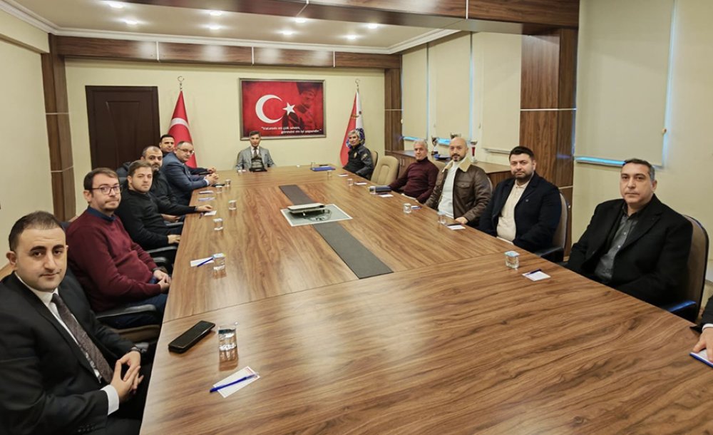 Kaymakam Erten'den İki Önemli Toplantı