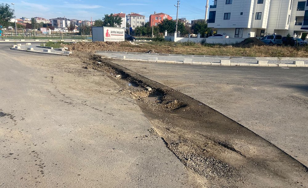 Kazılan Yollar Tehlike Oluşturuyor 