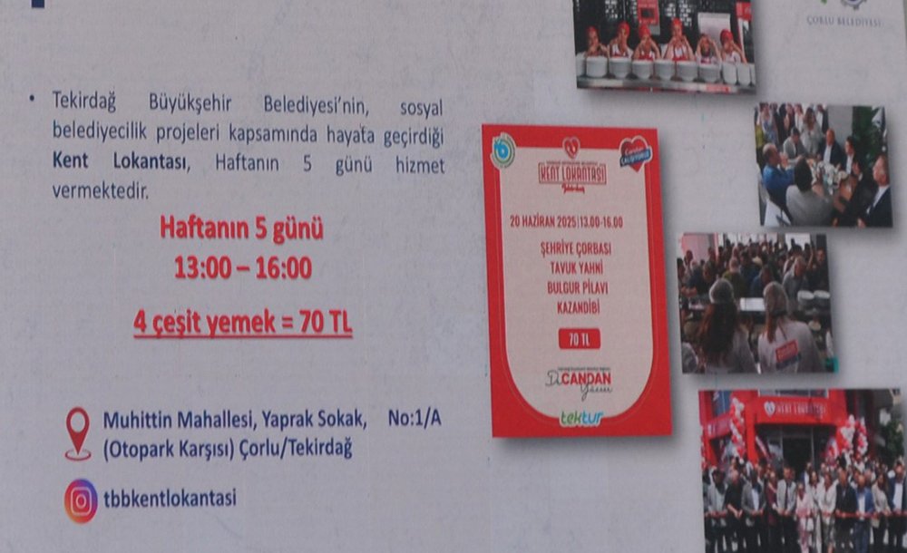 Kent Lokantasının Yemek Saatine Tepki 