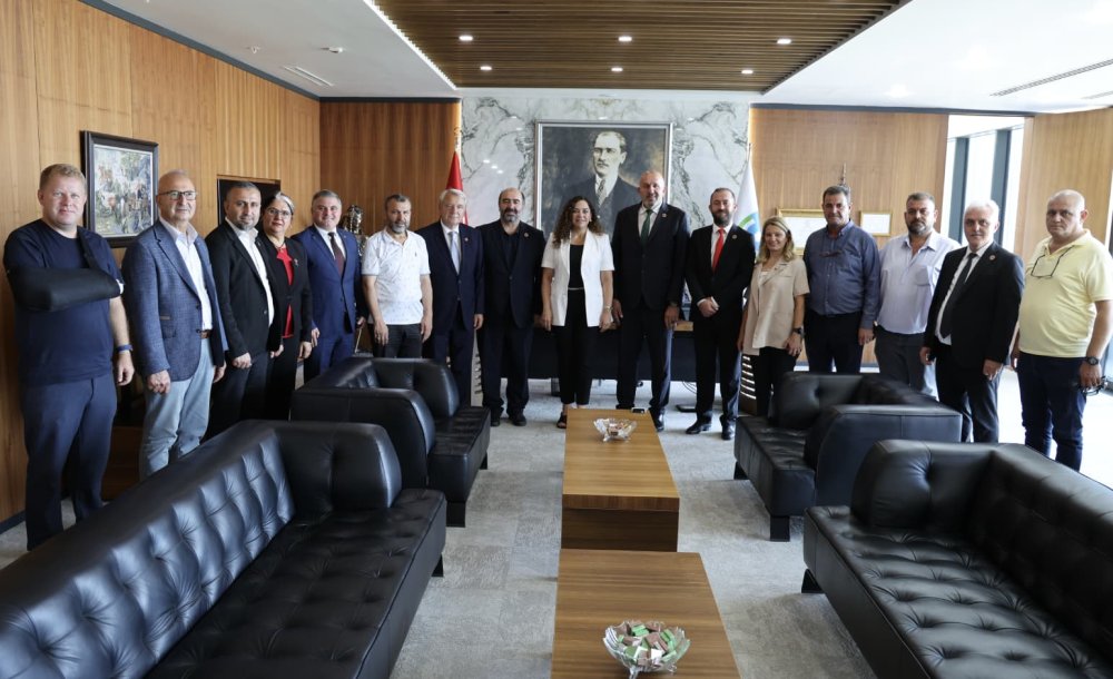 Konfederasyon Başkanı Delibalta, Ziyaretlerde Bulundu 