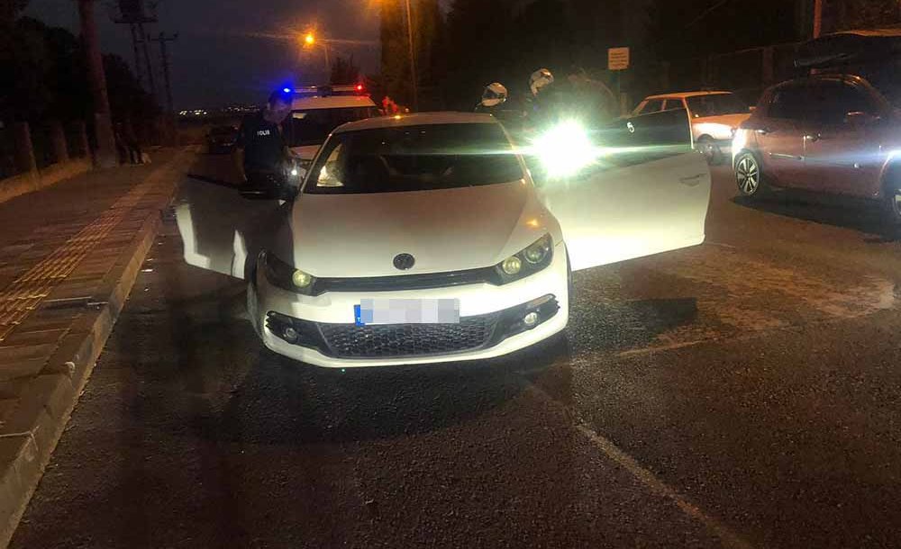 Kovalamaca Sonucu Sürücü Kıskıvrak Yakalandı 