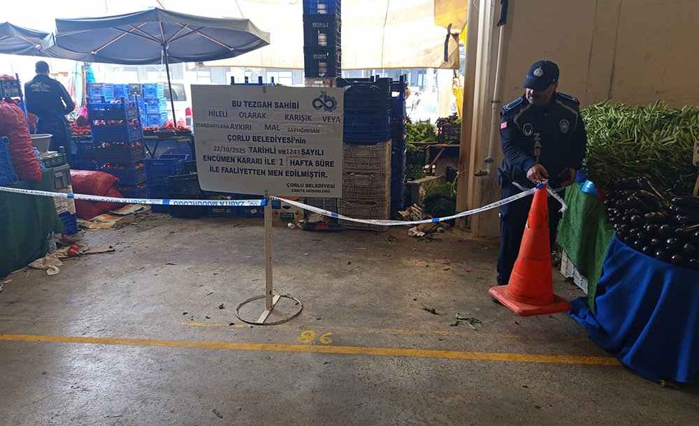 Kurallara Uymayan Pazarcı Esnafına Ceza