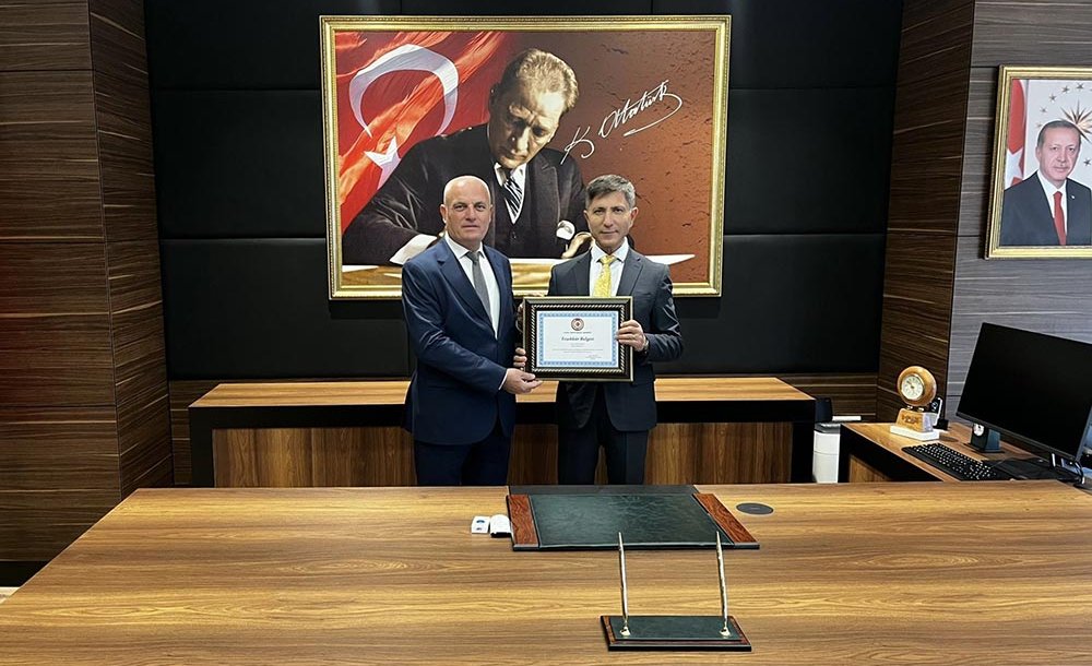 Muhtarlar Derneğinden Kaymakam Erten'e Ziyaret