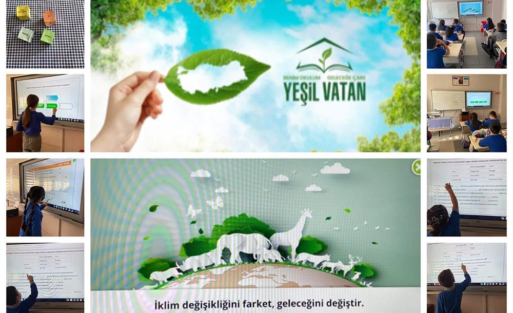 Okullarda ‘Yeşil Vatan' Seferberliği Yaşandı 
