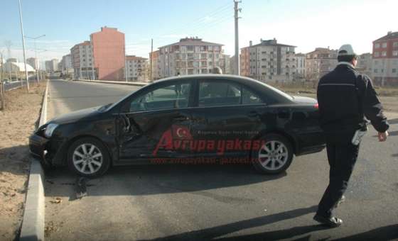 Çorlu`da Kaza 1 Çocuk Yaralı