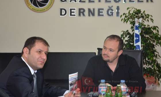 Çorlu Şoförler Odası Başkan Adayı Selçuk Uçar`dan Çorlu Gazeteciler Derneği`ne Ziyaret