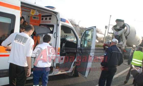 Çorlu'da Kaza 1 Yaralı