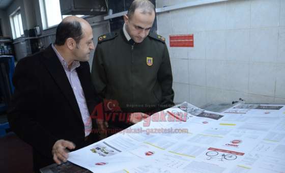 İlçe Jandarma Komutanı Çemrek'ten Gazetemize Ziyaret