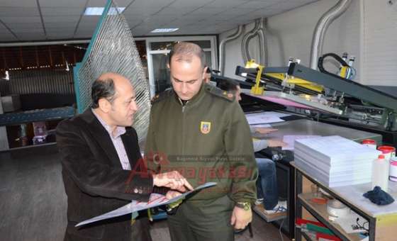 İlçe Jandarma Komutanı Çemrek'ten Gazetemize Ziyaret
