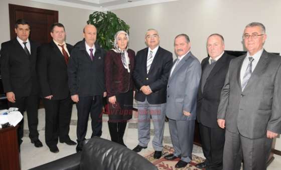 Çorlu Kahveciler Odası'nın Yeni Yönetiminden Baysan'a Ziyaret
