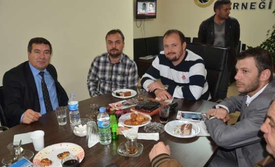 Çorlu Şoförler Odası Başkan Adayı Musabeyli`den Çorlu Gazeteciler Derneği`ne Ziyaret