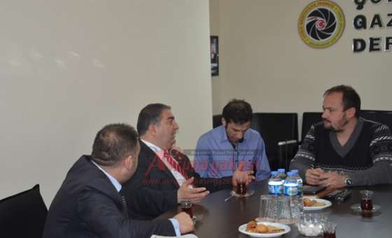 Büyük Birlik Partisinden Çorlu Gazeteciler Derneğine Ziyaret