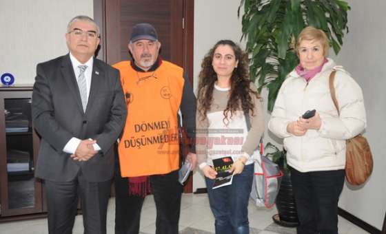 57. Alay Komitesinden Çorlu Belediye Başkanı Baysan'a Ziyaret