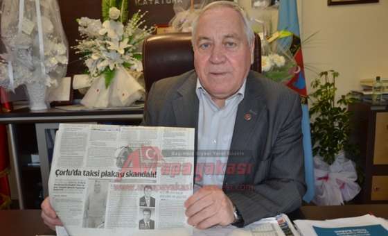 Çorlu Şoförler Odası Başkanı Abdullah Baş;  “Şoförler Odasına Aday Olacağına Çıksın Bunları Açıklasın”
