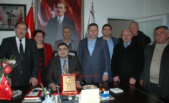 Ergene Kaymakamı Kızıltoprak Çorlu Muhtarlar Derneği'ni Ziyaret Etti