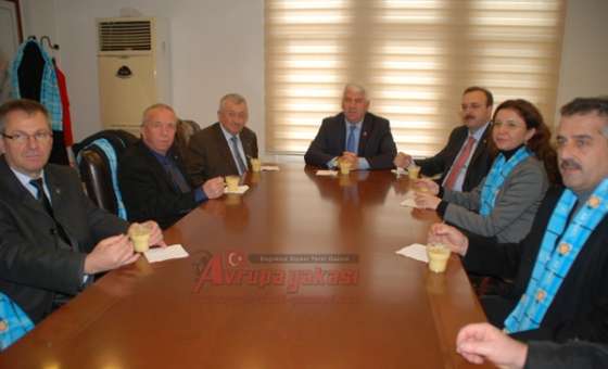 Ak Partili Adaylar Yel Ve Bulut'tan Chp'li Aday Yüksel'e Ziyaret