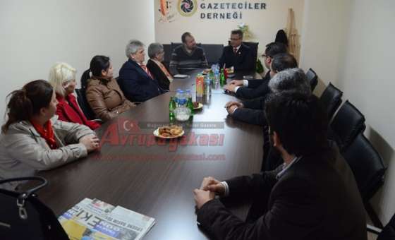Mhp Tekirdağ Milletvekili Bülent Belen`den Çorlu Gazeteciler Derneği`ne Ziyaret