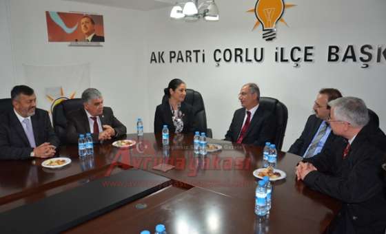 Efkan Ala'dan  İlçe Başkanlığı'na Ziyaret