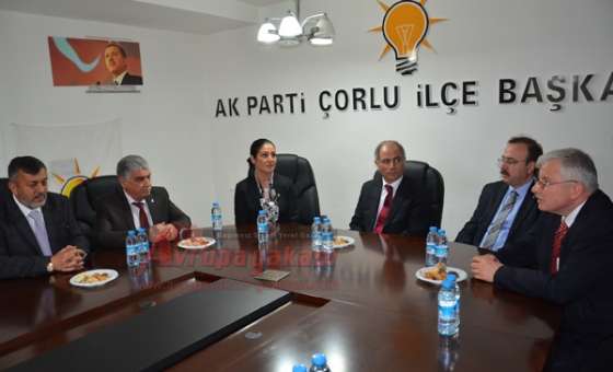 Efkan Ala'dan  İlçe Başkanlığı'na Ziyaret
