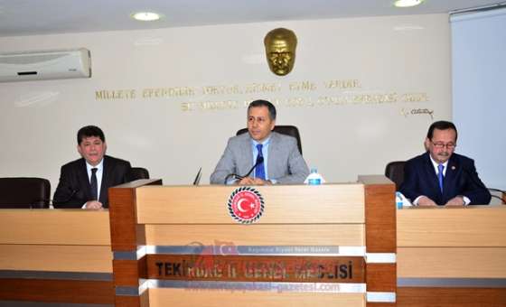 Tekirdağ İl Özel İdaresi Son Toplantısını Gerçekleştirdi