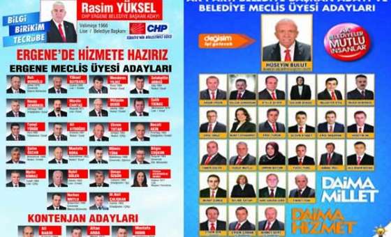 Ergene Belediye Meclisi Belirlendi