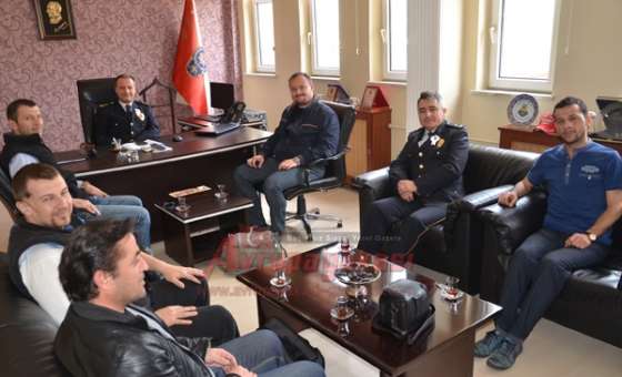 Çorlu Gazeteciler Derneği'nden Çorlu Ve Ergene Emniyet Müdürlerine 169. Yıl Ziyareti