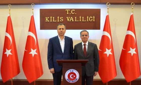 Vali Yerlikaya`dan Kilis Valisi Tapsız`a Ziyaret