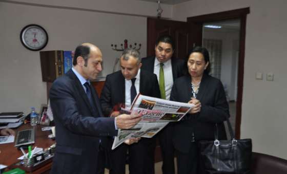 Filipinler Büyükelçisi Tagid'in Konuğu Oldu